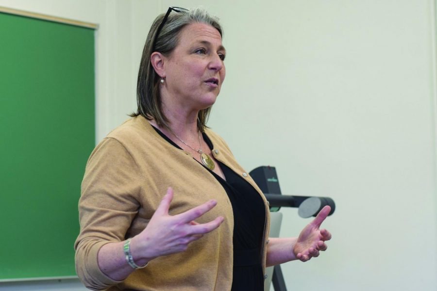 Amy Koehlinger, interim director of the School of History, Religion and Philosophy, is leading the collaboration of Critical Citizenship, which was introduced as the beginning of spring term.