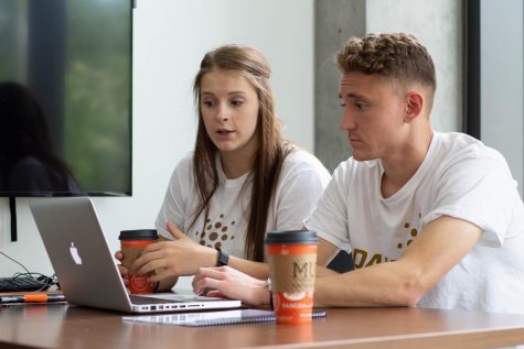 Taylor Ricci and Nathan Braaten, founders of the Dam Worth It campaign, are athletes at Oregon State. Ricci and Braaten were personally affected by suicide in their own lives and in their lives here at OSU.