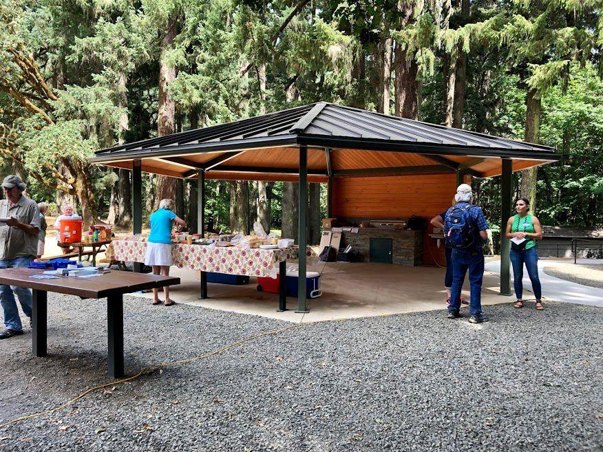 A community barbeque took place on August 17th 2019 at Bellfountain County Park. The event was held to get further input from local community members as the park will be undergoing renovations in the coming years.