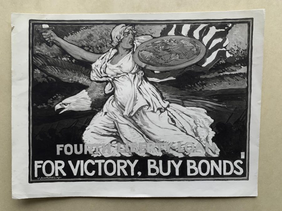 World War I propaganda posters can be found in Oregon State University’s Special Collections and Archives.