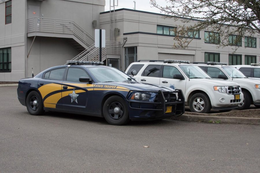 The OSU Department of Public Safety and Oregon State Police are stationed in Cascade Hall.