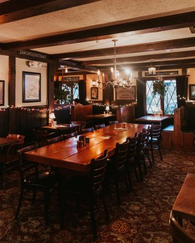 The McMenamins dining room sits mostly empty in January, 2020. 