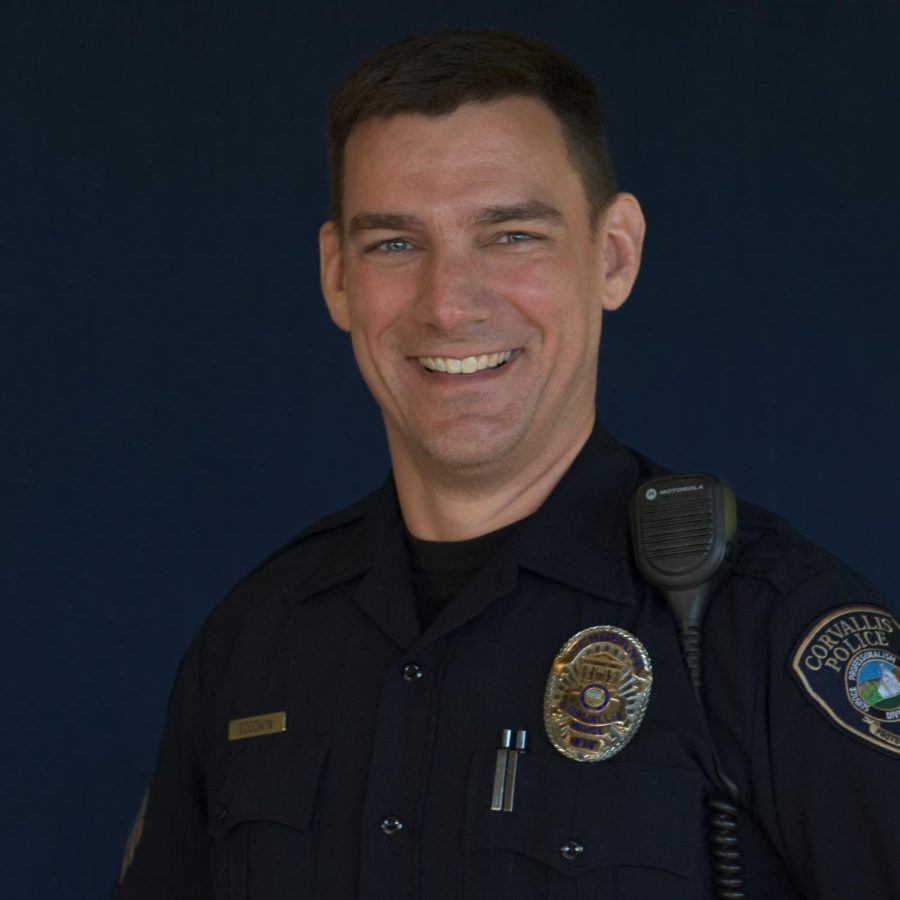 Joel Goodwin is a lieutenant with the Corvallis Police Department.