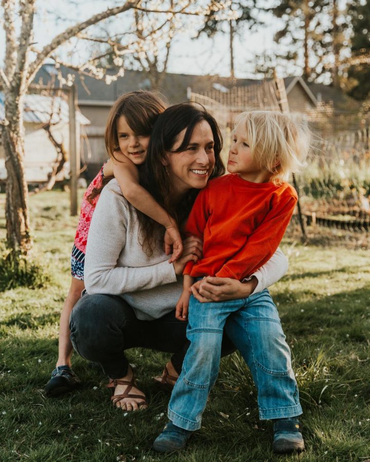 Theresa+McRae+and+her+kids+spend+the+day+doing+work+in+their+chicken+coop+for+outside+activities+as+a+break+from+classwork.+Theresa+is+now+a+Kindergarten+and+1st+grade+teacher+for+her+two+children.