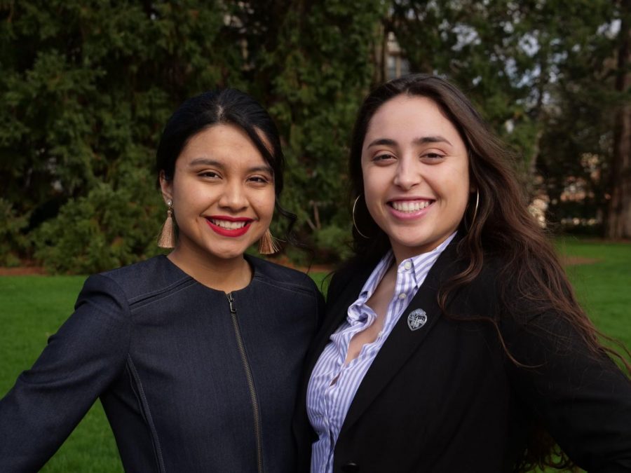 Last year, the student body chose Isabel Núñes Pérez and Metzin Rodriguez (pictured in February of 2020) as their president and vice president respectively.