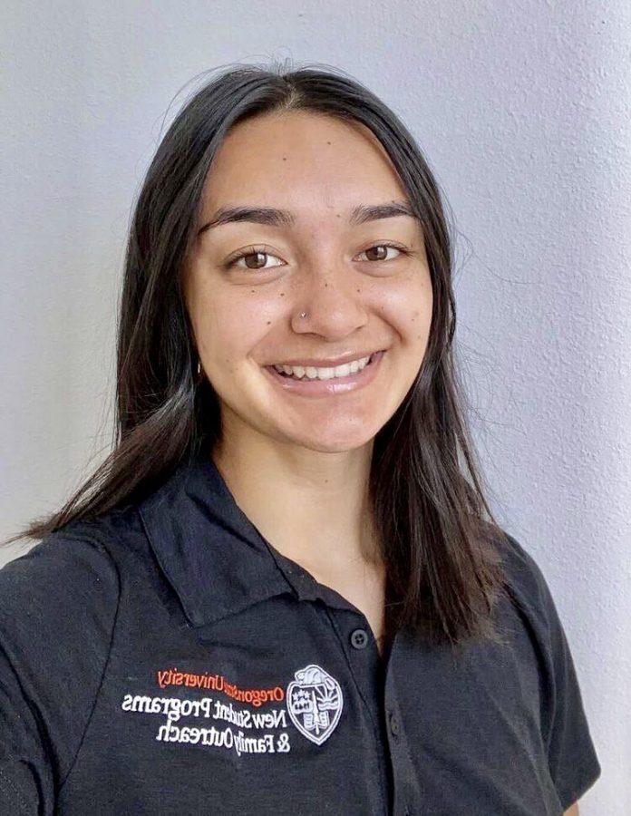 Portrait of START Leader, Tori Kekoa-Albert. Kekoa-Albert and the other START leaders are working to help facilitate the transition for incoming students as part of the START 2021 orientation program.