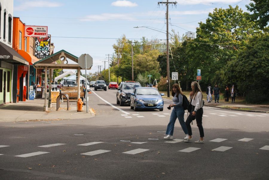 Oregon State University students return to campus and Corvallis, Ore. residents and businesses respond to the influx of population in the city. Approximately 20,000 OSU students call Corvallis home each year.