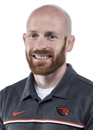Pictured above is Nate Engel. The 2021-22 season is Engels second season with the Beavers, and first as Associate Head Coach. 