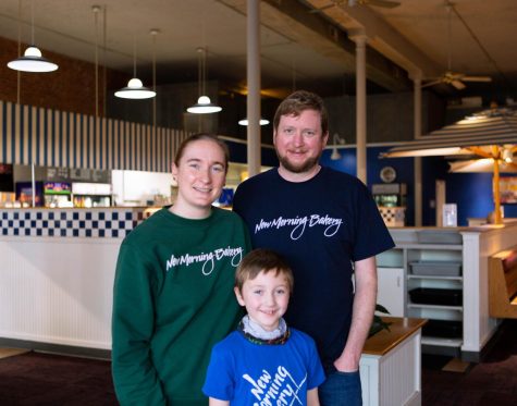 Owners Keara (left) and Tristan James with their son of New Morning Bakery located at 219 SW Second St. in Corvallis, Ore. They have been a part of Corvallis Culinary Month for many years and were going to participate in 2022 as well before its cancellation. 