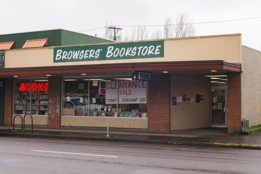  Browser’s Bookstore in downtown Corvallis, Ore., located on Northwest Fourth Street. Browser’s is closing its Corvallis location in February. 
