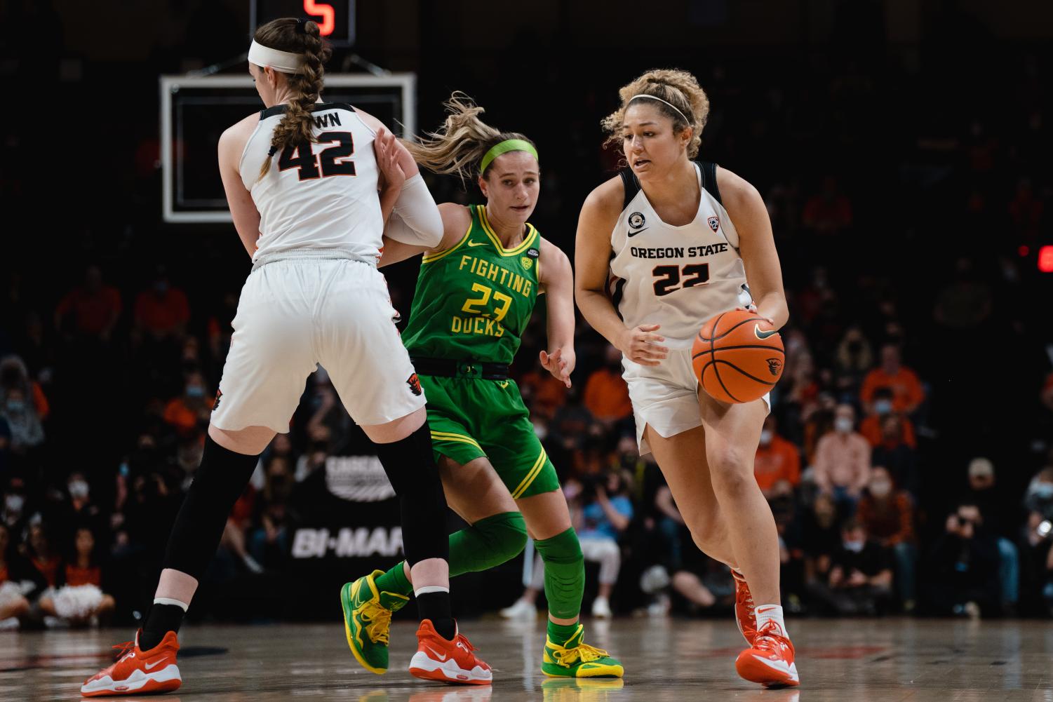 Oregon State WBB stays hot, earns win against Ducks, MBB goes 2-0