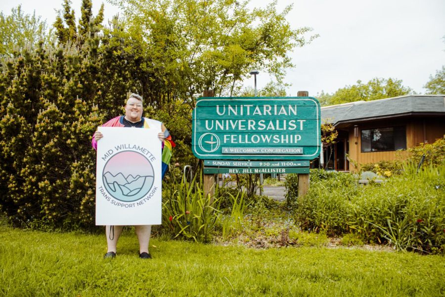 Elijah Stucki is the executive director for Mid Willamette Trans Support Network and has been volunteering for the network since 2017. Mid Willamette Trans Support Network has a community at The Unitarian Universalist Fellowship of Corvallis, Ore.
