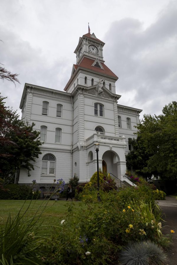 The Benton County courthouse in downtown Corvallis on August of 2022. Benton County currently has no plans to become a Blue Zone.