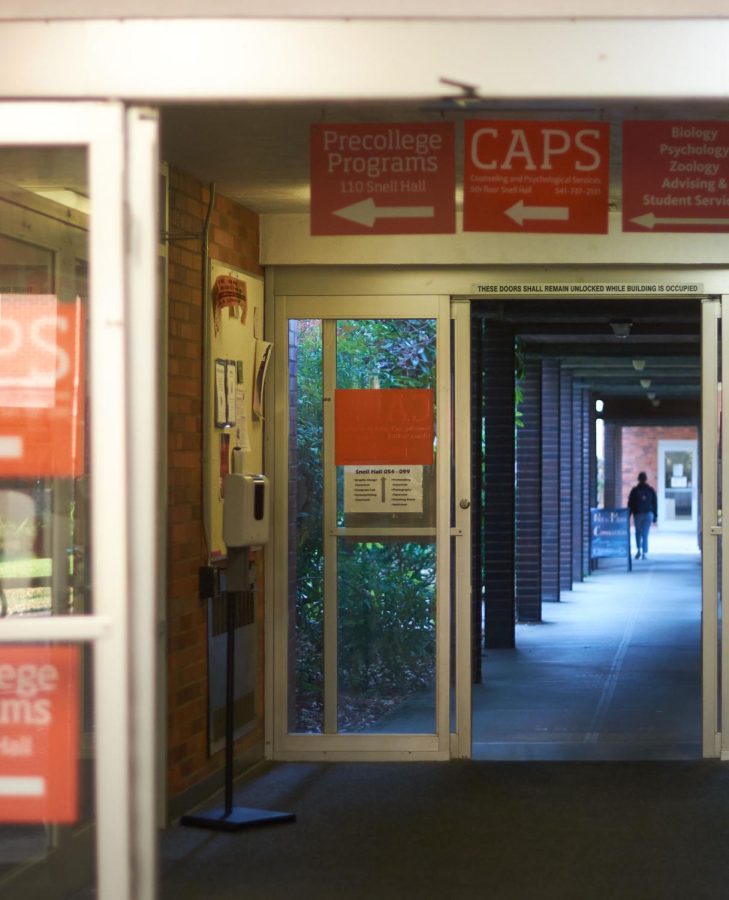The entrance to Snell Hall on OSU campus on September 27th. While easy to locate, people like OSU graduate, Sarah Ermer, have proclaimed that they, “Didn’t have very much luck at all” when seeking help from CAPS in the past.

