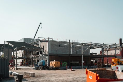 The Construction site of the new Patricia Valian Reser Center for the Creative Arts at OSU in Corvallis, Ore, on Thursday, October 20, 2022.
