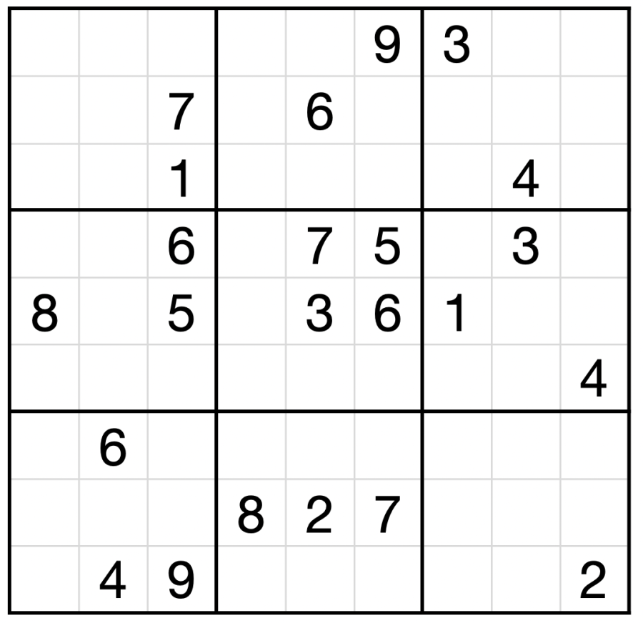 April Sudoku