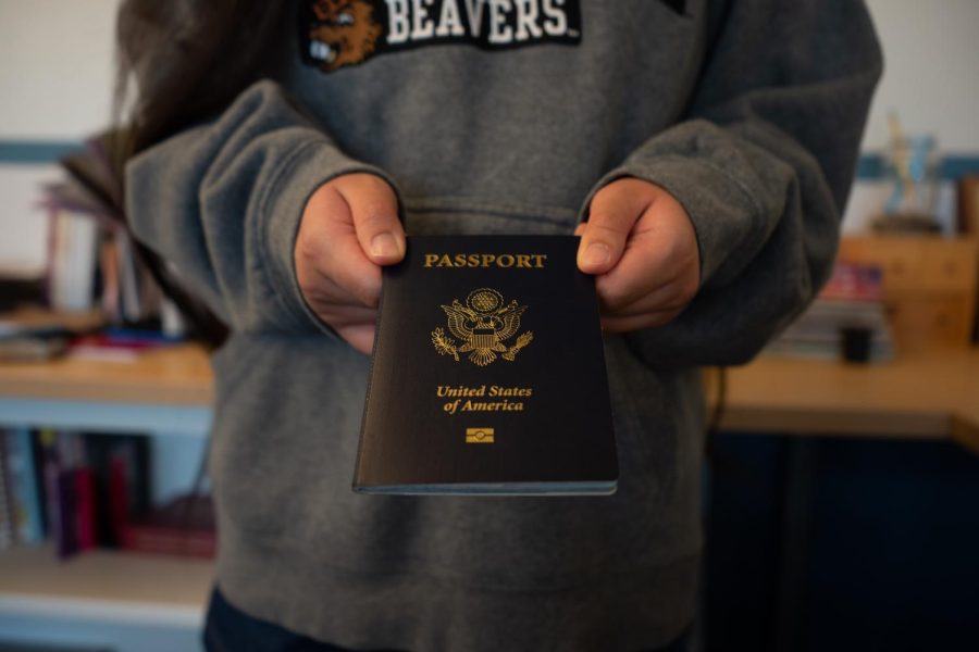 Photo+illustration+depicts+a+passport+being+handed+over+by+someone+wearing+an+Oregon+State+University+hoodie+on+May+29.+Currently+the+program+%E2%80%9CGet+a+DAM+Passport%21%E2%80%9D+is+open+to+50+first-year+and+transfer+students+in+the+College+of+Agriculture+or+the+College+or+Forestry.