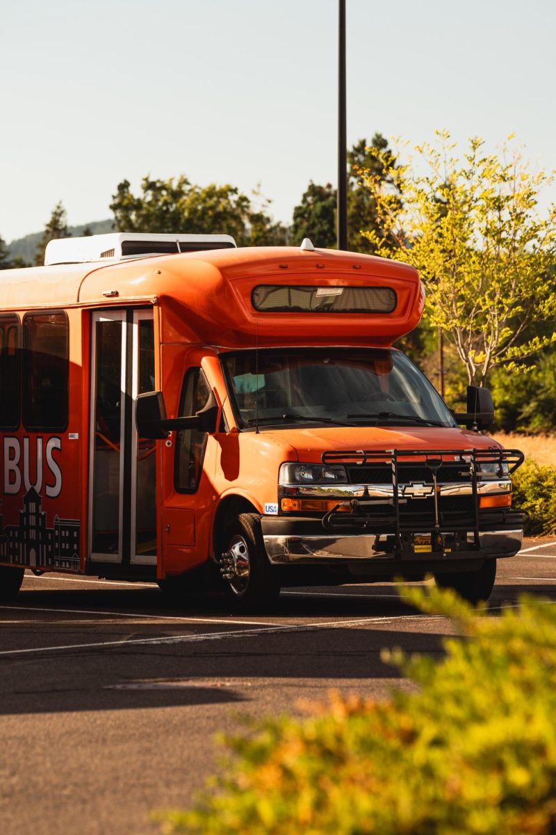 Beaver Buses at the James E. Oldfield Animal Teaching Facility at OSU in Corvallis on Aug. 21