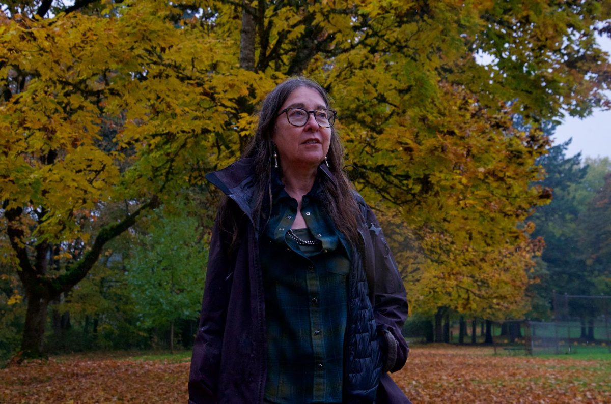 Cristina Eisenberg in Avery Park on Nov. 1, 2023.