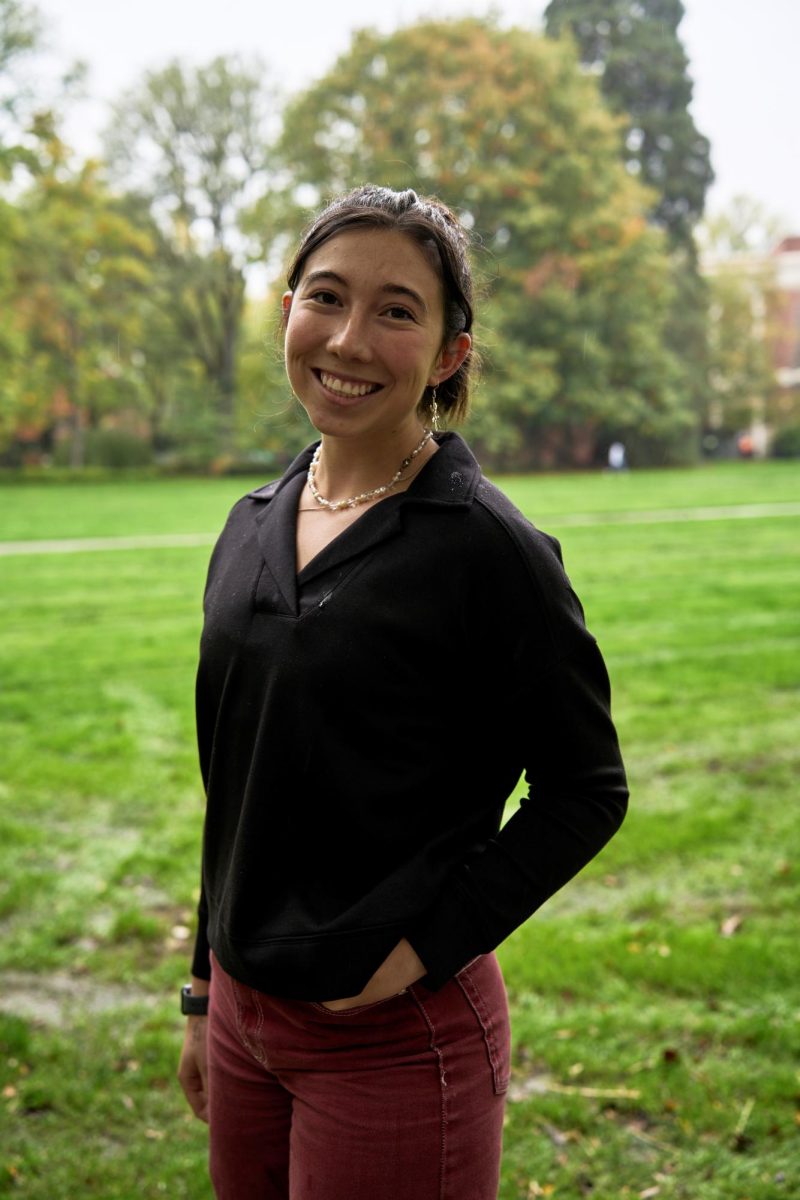 Carissa O’Donnell stands at the MU quad on the campus of OSU on Oct. 25, 2023 in Corvallis.