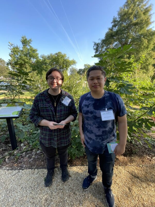 Left; Calhoun Lark, right; Michael Sonza. Photo is from the 2023 Cultivating Change Foundation’s summit at the USDA’s headquarters in Washington DC.