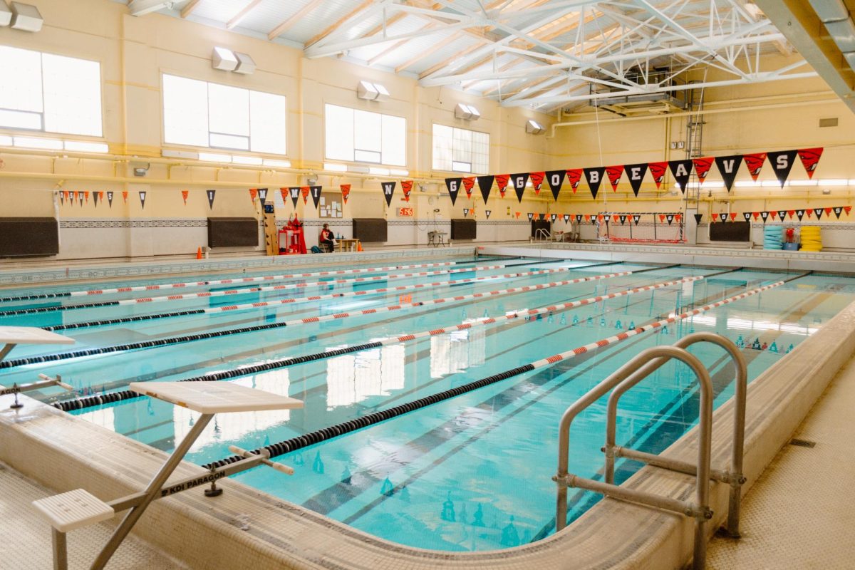 Langton Pool is located in the basement of Langton Hall, photographed on Feb. 23. The facility was once used by the Oregon State women’s swim team that was discontinued after the 2018-2019 season.