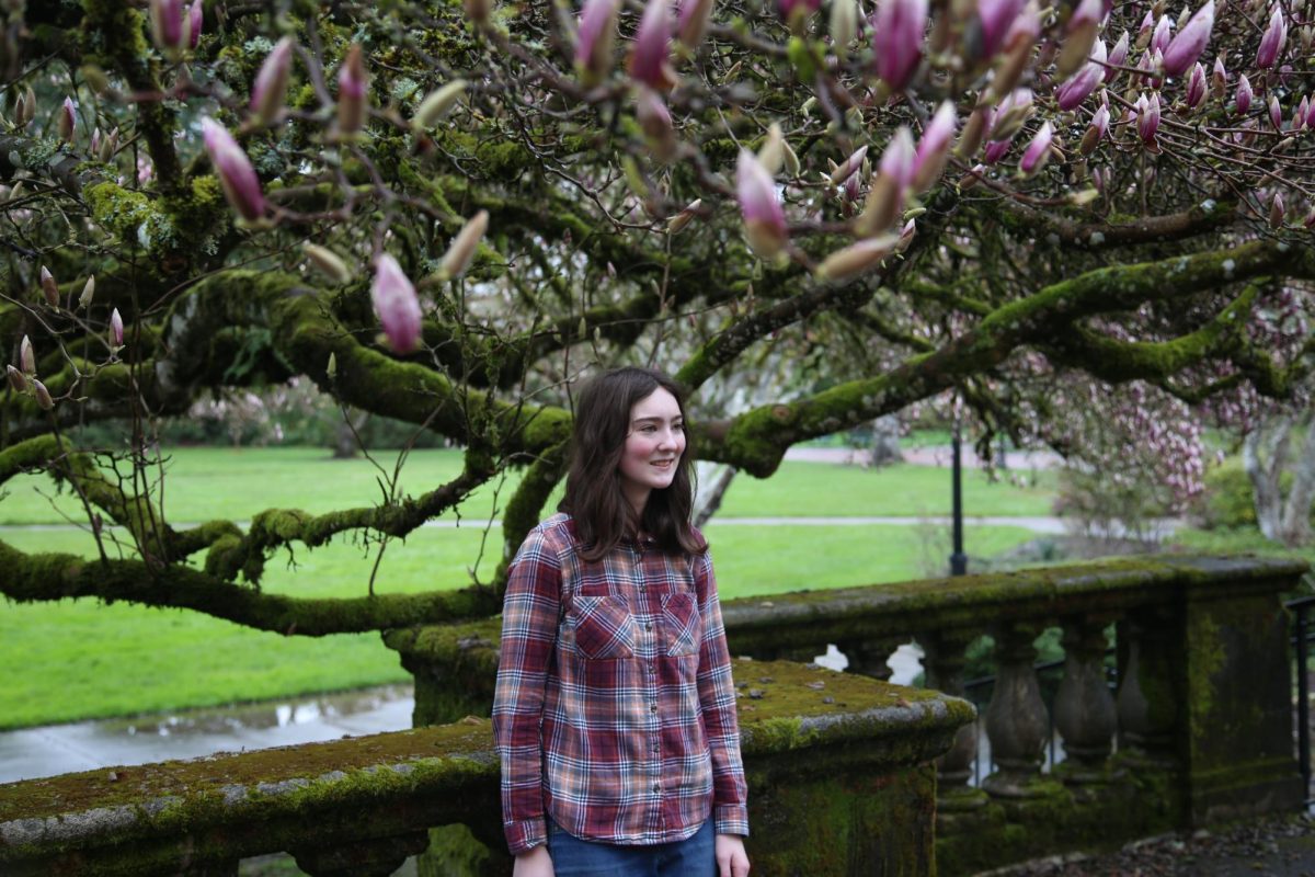 Jenna Rosenau, an Oregon State University biochemistry major, at the Memorial Union at OSU on March 10. 