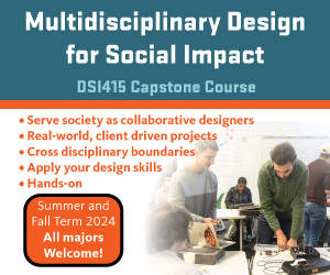 Multidisciplinary Design for Social Impact. DSI415 Capstone Course