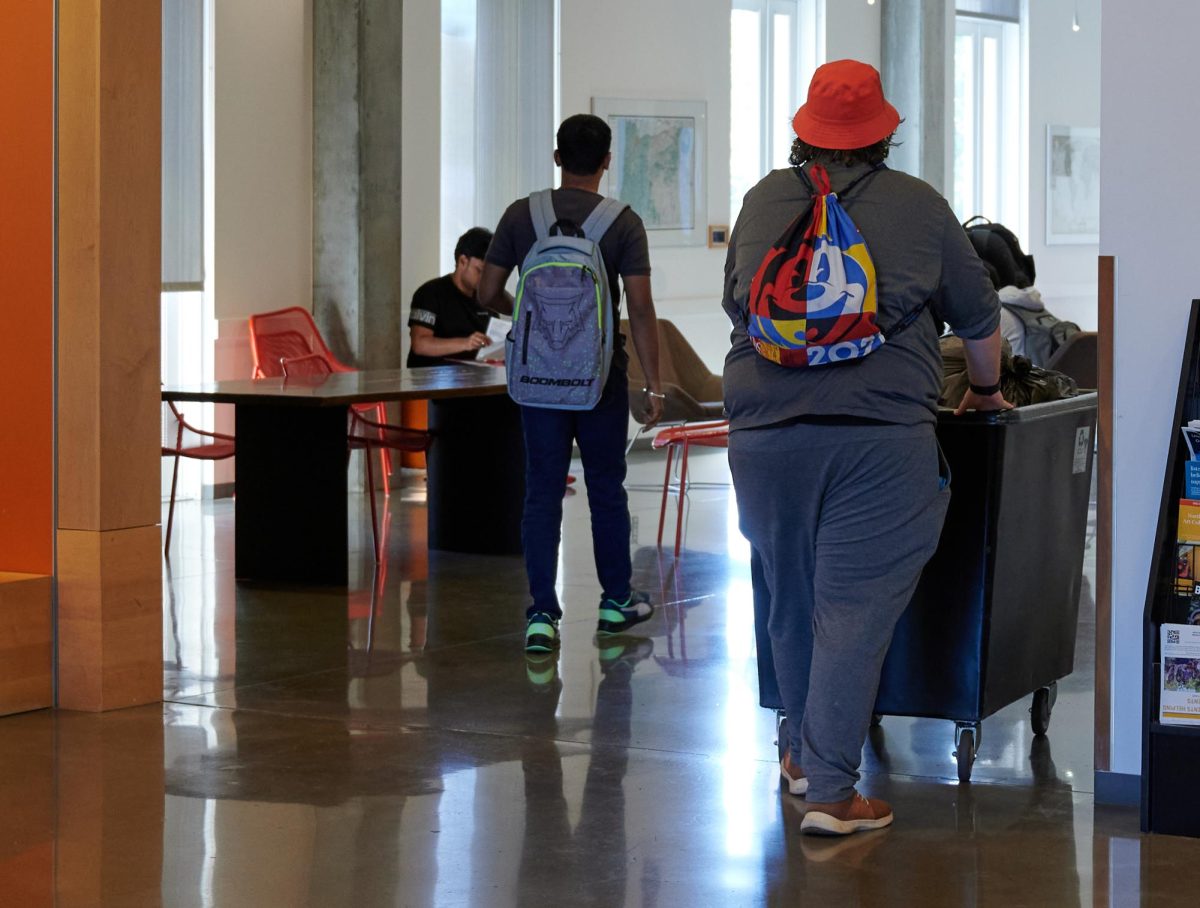 Student moves into the International Living-Learning Center at Oregon State University on September 19, 2023. Last year saw record enrollment, and this year, OSU is expecting it to be even higher.