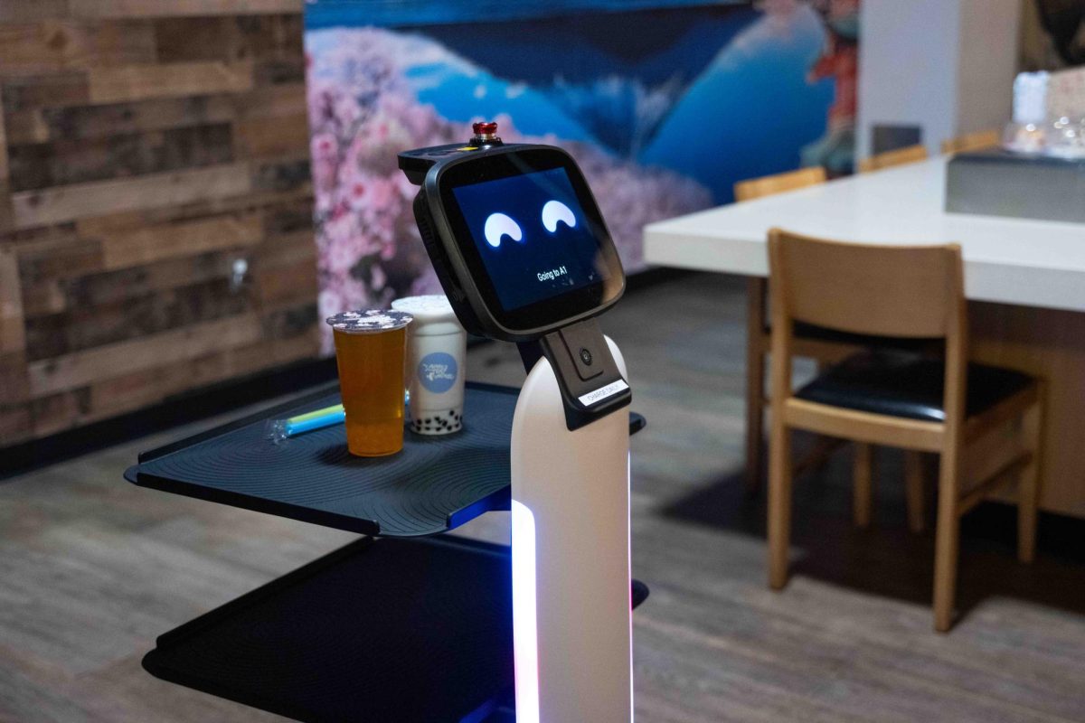 At Hana Sushi and Izakaya, robots deliver boba drinks to customers on Dec 10, 2024 located on Monroe Ave.