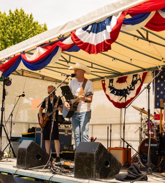 Tequila Daydream plays music for attendees at the Corvallis waterfront on July 4, 2025. This year's festival will feature performances from the artists Jeanne Gregg, Slippy & the Sheets, Jean Short Jesus, Red Cloud and Citizens of the Universe.
