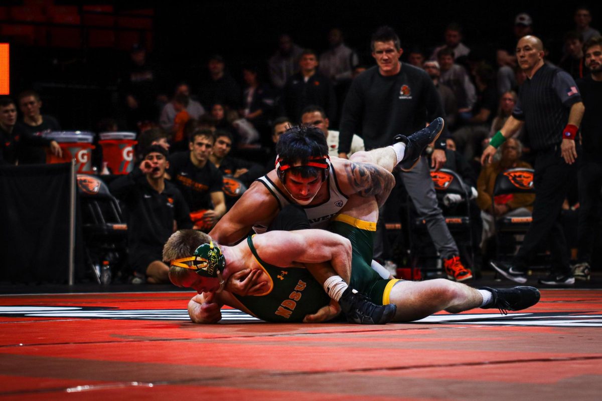 Two wrestlers