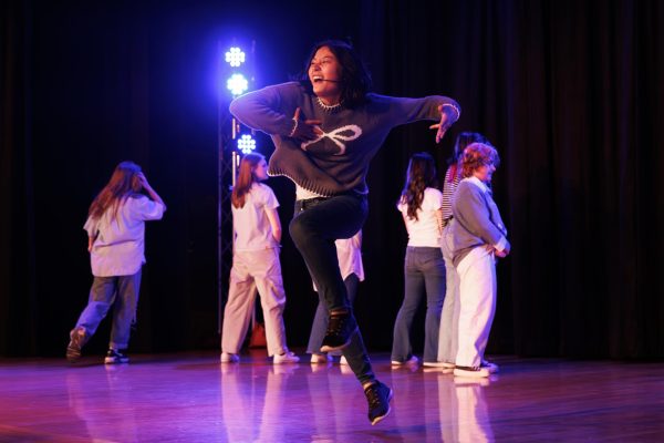 People dance on stage.